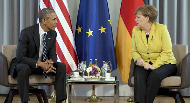 Obama, Merkel Stress Anti-Terror Cooperation Following Attacks